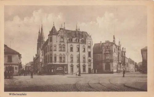 C048 Deutschland Bonn Wilhelmsplatz Vintage Postkarte