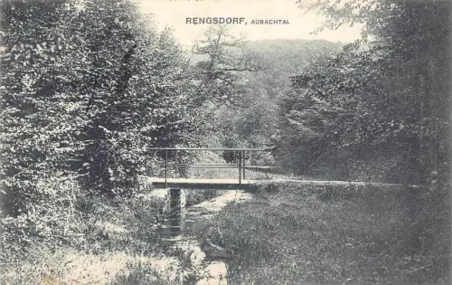 A106 Deutschland 1909 Rengsdorf Aubachtaler Brückenwald Vintage Postkarte