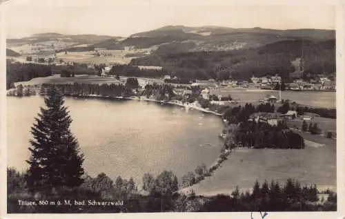 A143 Deutschland 1932 Titisee Bad Schwarzwaldsee Vintage Postkarte