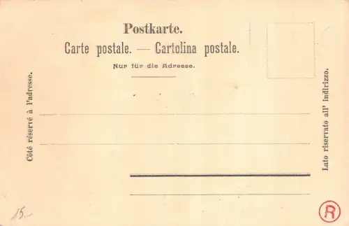 L297 Schweiz Städte Wappen Vintage Postkarte