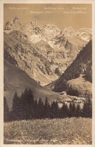 B137 Deutschland Einoedsbach Bayr Allgäu RPPC Postkarte