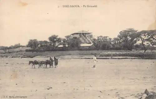 B634 Äthiopien Dire Daoua Pic Grimaldi Esel Vintage Postkarte