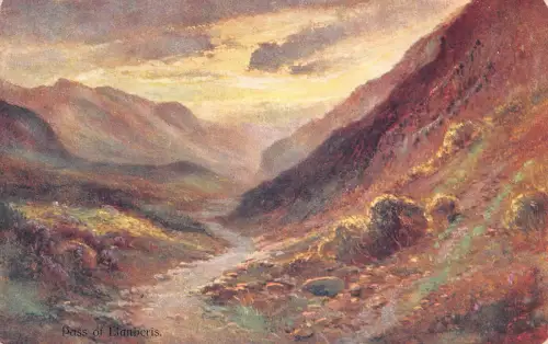 A946 Wales Pass of Llanberis Vintage Postkarte