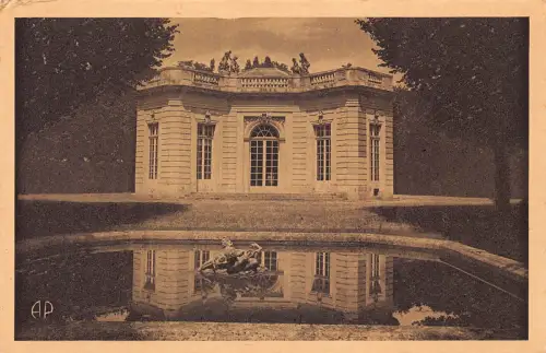 C023 Frankreich, Versailles Park des Kleinen Trianon der Französische Pavillon Postkarte