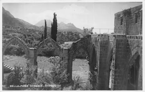 Zypern Bella Paise Kyrenia RPPC Vintage Postkarte