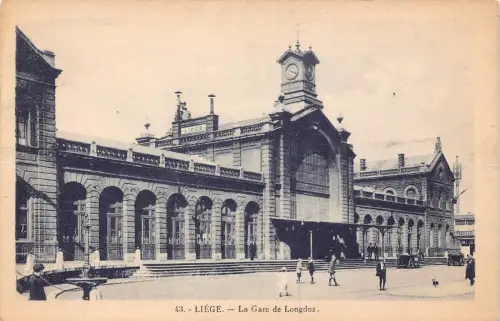 B171 Niederlande Lüttich Gare de Longdoz Bahnhof Postkarte