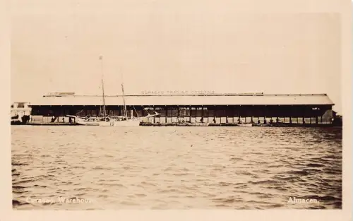 L524 Curacao Warehouse Almacen Echtfoto Vintage Postkarte