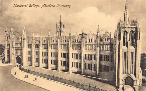 Schottland Marischal College Aberdeen University Vintage Postkarte