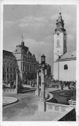 B299 Rumänien Oradea Nagyvarad 1944 Szent Laszlo Tempel Kirche Biserica Postkarte