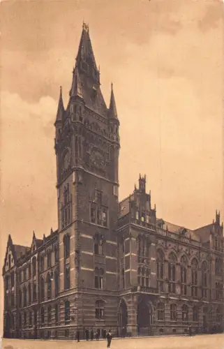 A627 Deutschland 1942 Essen Rathaus Rathaus Vintage Postkarte