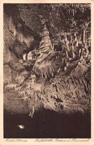 A627 Deutschland Fraenk Schweiz Teufelshiehle Parte ad Riesensaal Höhle Postkarte