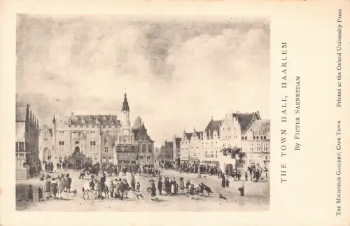 A636 Niederlande Das Rathaus Haarlem von P Sanredam Kunst Postkarte
