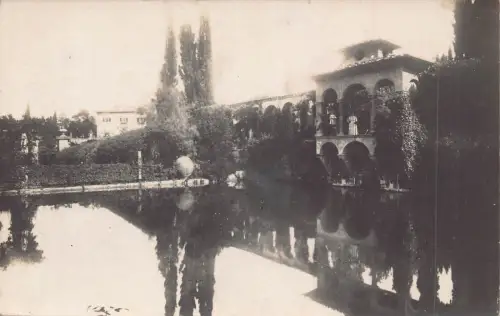 B014 Italien Villa Palmieri Fiesole Vintage Postkarte