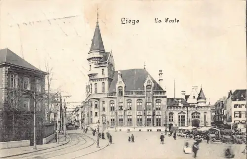 Belgien Lüttich La Roste Platz 1915 1. Weltkrieg Feldpostkarte