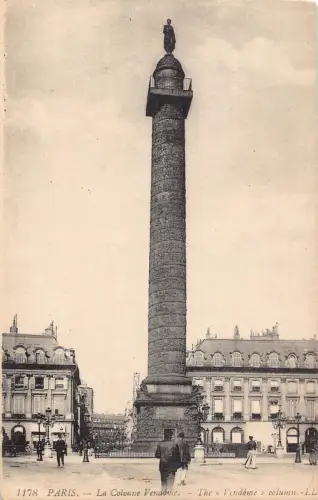 C097 Frankreich Paris La Colonne Vendome Vintage Postkarte