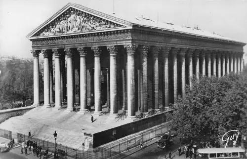 C100 Frankreich Paris Eglise de la Madeleine Vintage Postkarte