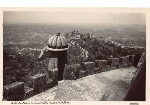 Portugal Sintra Palacio Nacional da Pena Caminho de Ronda Ansichtskarte