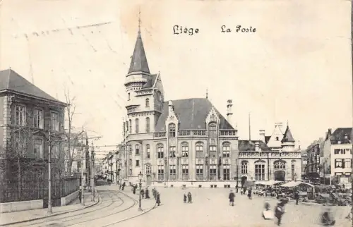 Belgien Lüttich La Roste Platz 1915 1. Weltkrieg Feldpostkarte