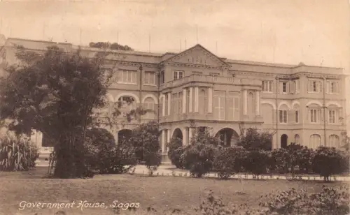 A670 Nigeria Government House Lagos Vintage Postkarte