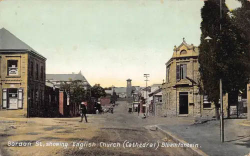 B442 Südafrika Gordon St Show Englische Kirche Bloemfontein Postkarte