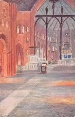 L475 Nyasaland Likoma Kathedrale Vintage Postkarte