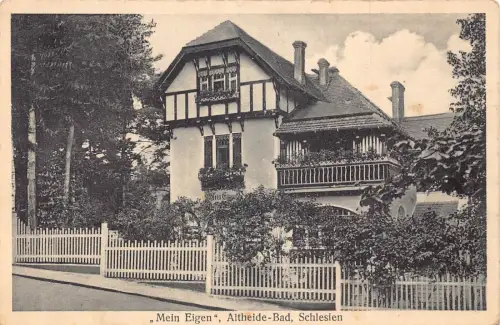 A064 Polen 1931 Altheide-Bad Schlesien Polanica-Zdroj Mein Eigen Haus Postkarte