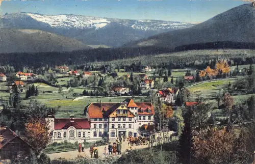 A064 Polen 1916 Schreiberhau i Rgb Hotel Lindenhof Szklarska Poreba Postkarte