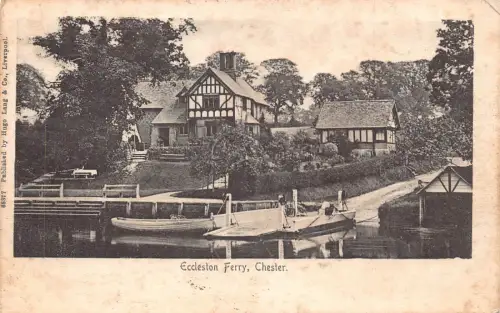 A881 England 1903 Eccleston Ferry Chester Vintage Postkarte