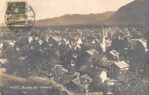 Schweiz 1926 Buchs St. Gallen alte Postkarte