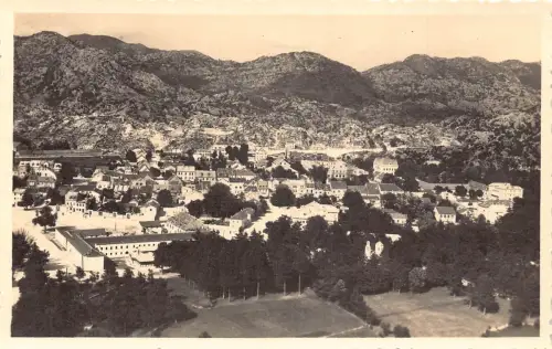 Montenegro Cetinje Gesamtansicht Vintage Postkarte