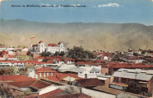 L333 Venezuela Palacio de Miraflores Präsidentenresidenz Caracas Postkarte