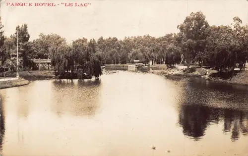 L332 Uruguay Park Hotel Le Lac Lake Montevideo Vintage Postkarte