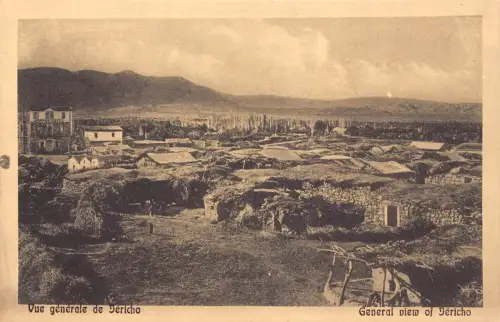 B066 Israel Gesamtansicht Jericho Vintage Postkarte