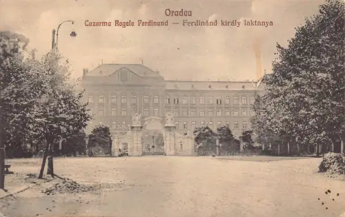 L510 Rumänien Nagyvarad Oradea Militärkaserne 1929 Vintage Postkarte