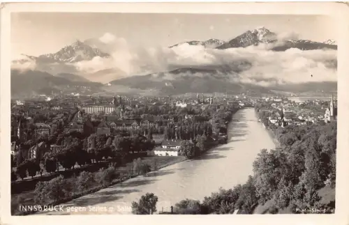 B174 Österreich Innsbruck gegen Serie u Salle RPPC Vintage Postkarte