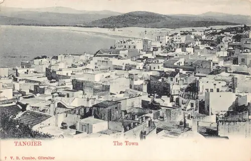 B172 Marokko Tanger Tanger Gesamtansicht Die Stadt Vintage Postkarte