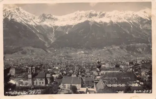 B174 Österreich 1934 Innsbruck Gesamtansicht RPPC Postkarte
