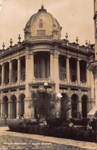 A802 Ecuador Guayaquil Palacio Municipal Angulo Sudesta Palace RPPC Postkarte