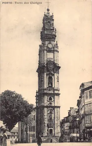 B175 Portugal Porto Torre dos Clerigos Turm Postkarte