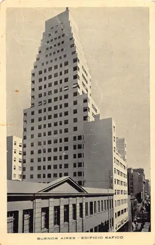 Argentinien Buenos Aires Edificio Safico Vintage Postkarte