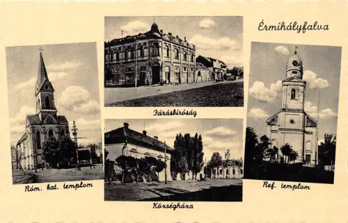 L516 Rumänien Bihor Ermihalyfalva Valea lui Mihai Vintage Postkarte