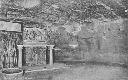 A807 Italien Roma Rom Carcere Tulliano Vintage Postkarte