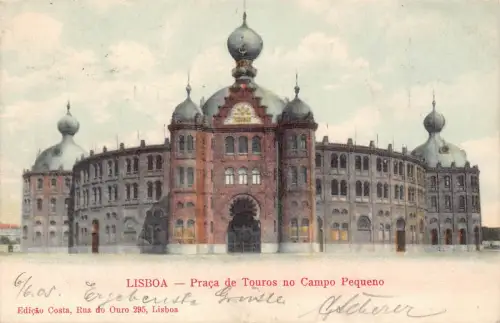 B488 Portugal 1905 Lissabon Praca de Touros no Campo Pequeno Postkarte