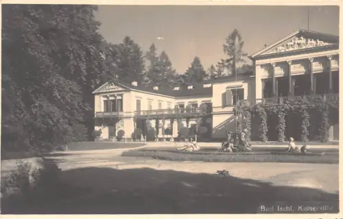 Österreich Bad Ischl Kaiservilla RPPC Vintage Postkarte