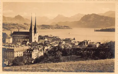 Schweiz Luzern Buergenstock Oberbauen Toedj Vintage Postkarte