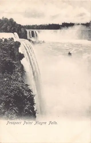 L388 US New York Prospect Point Niagarafälle Vintage Postkarte
