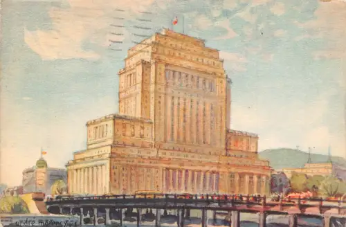 Kanada 1956 Montreal Sun Life Gebäude Vintage Postkarte