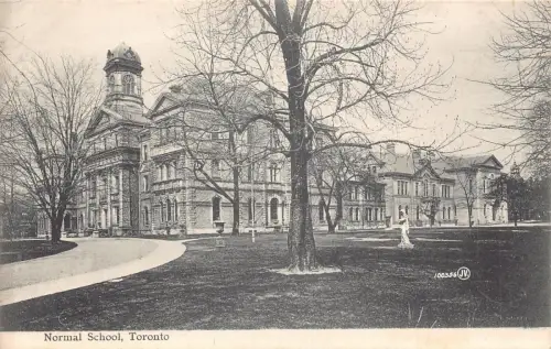 L387 Kanada Toronto Normal School Vintage Postkarte