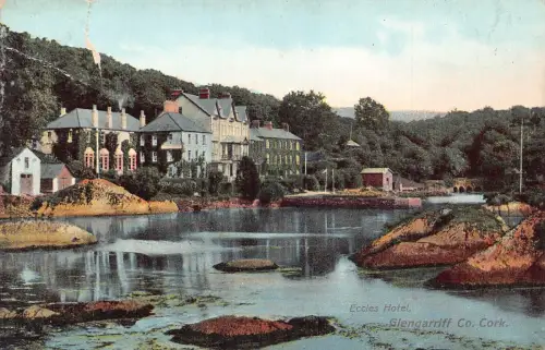 L385 Irland Eccles Hotel Glengarriff Co. Cork Vintage Postkarte