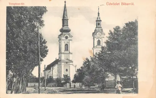 L517 Rumänien Bihor Biharia 1914 Tabori Posta Vintage Postkarte